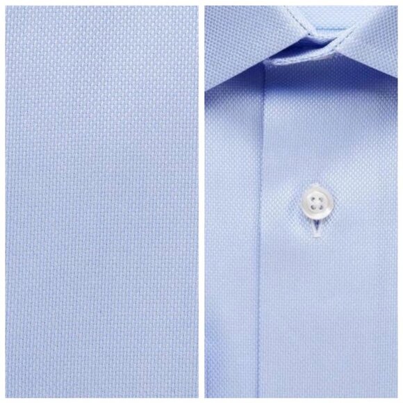 NWT Men's DAVID DONAHUE Royal Oxford Dress Shirt "Trim"-Fit | Size 15 | 32/33 - Picture 2 of 9